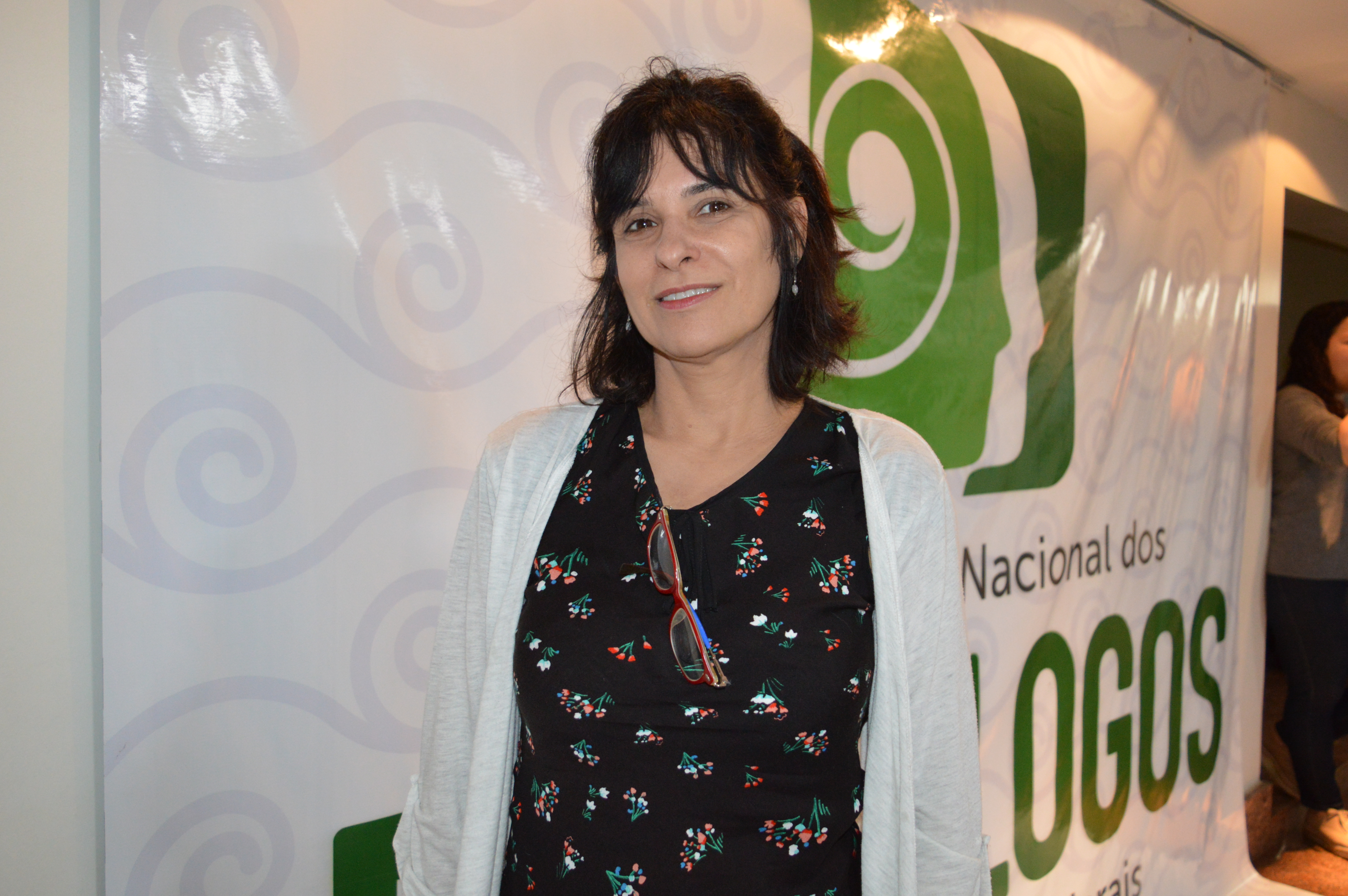 Psicóloga do Câmpus Ouro Preto do IFMG, Gisele Baeta Neves, participou do Encontro.